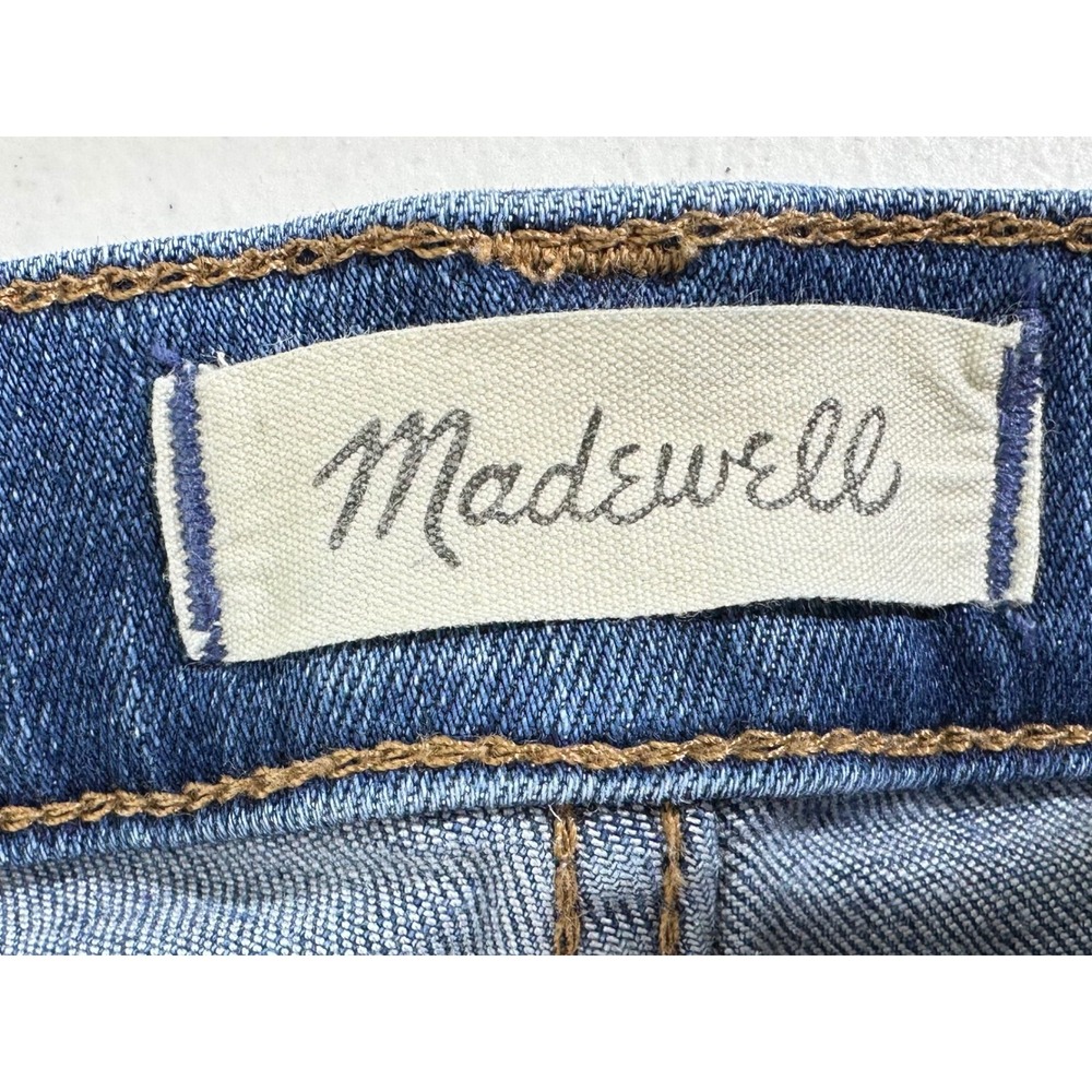 Madewell Jeans Size 29 (30x27) 9 inch Mid Rise Skinny Ankle Medium Wash - Picture 3 of 7